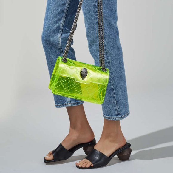 Yellow Transparent Chain Strap Bag NWT - Picture 4 of 5